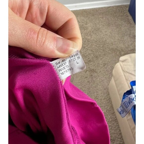 All in Motion 3 Piece Activewear Set Size Large Magenta Leggings Top Bra Women’s - Picture 9 of 14